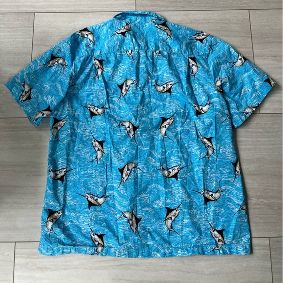 Saddlebred XXL Marlin Print Shirt Beach Summer - Picture 9 of 9